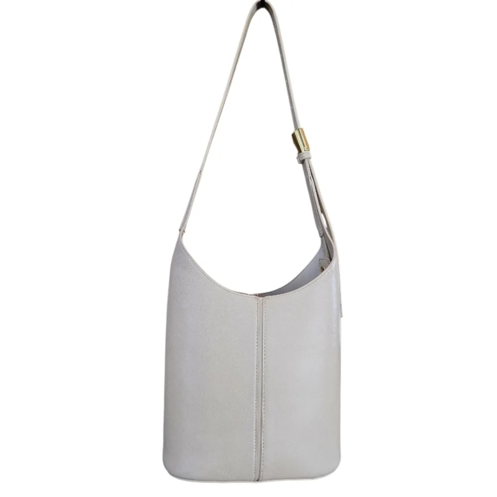 Antik Kraft Beige Faux Leather Hobo Shoulder Bag